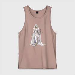 Майка мужская хлопок Дева Меча из Goblin Slayer, цвет: пыльно-розовый