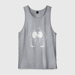 Майка мужская хлопок Белый слон, цвет: меланж