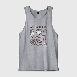 Мужская майка Археология - древние окаменелости