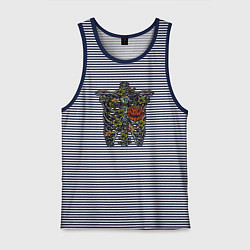 Мужская майка Halloween skeletor