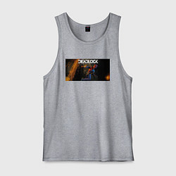 Майка мужская хлопок Deadlock Infernus, цвет: меланж