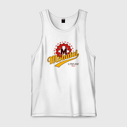 Майка мужская хлопок Molndal hockey, цвет: белый