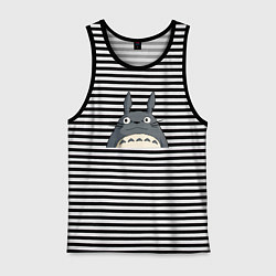 Мужская майка Выглядывающий тоторо