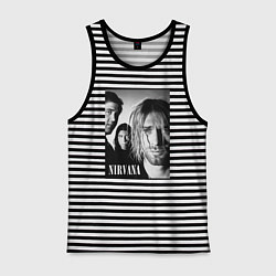 Мужская майка Nirvana rock band black