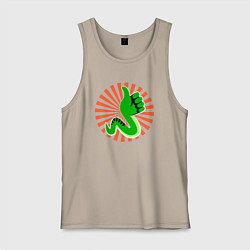 Мужская майка Змея на позитиве