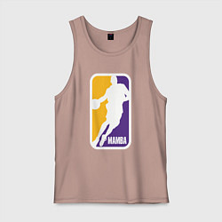 Майка мужская хлопок Mamba Kobe Bryant, цвет: пыльно-розовый