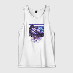 Майка мужская хлопок Чёрный Лебедь, цвет: белый