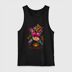 Майка мужская хлопок One Piece Chopper Tony Tony, цвет: черный