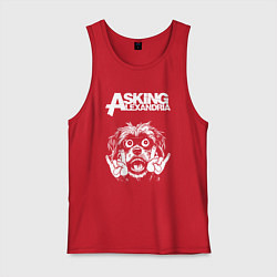 Мужская майка Asking Alexandria rock dog