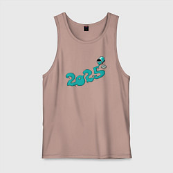 Майка мужская хлопок Art 2025, цвет: пыльно-розовый