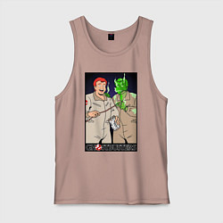 Мужская майка Ghostbusters - Ray and his clone ghost