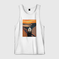 Мужская майка Крик картина мунка