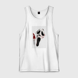 Мужская майка Крик призрачное лицо