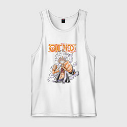 Мужская майка Ванпис Монки Д Луффи молния