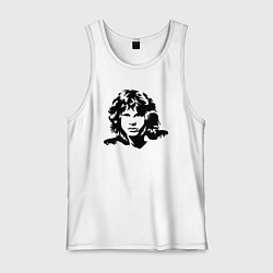 Майка мужская хлопок The Doors - Джим Моррисон, цвет: белый