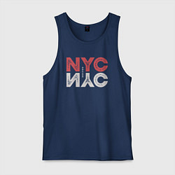 Мужская майка NYC coordinates