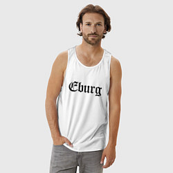 Майка мужская хлопок Ekaterinburg - meme, цвет: белый — фото 2