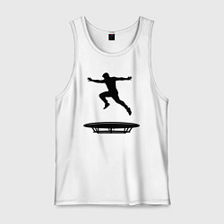 Мужская майка Прыжок на батуте