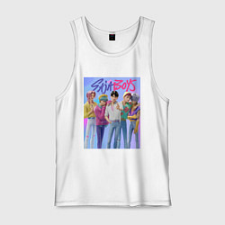 Майка мужская хлопок Saja Boys, Кейпоп-охотницы на демонов, цвет: белый