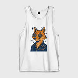 Мужская майка Лиса в очках