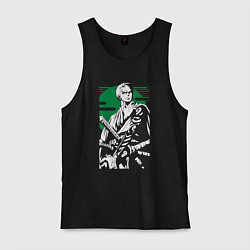 Мужская майка Ророноа Зоро три катаны