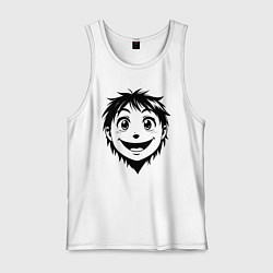 Мужская майка Улыбчивый аниме-мальчик