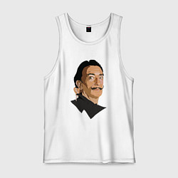 Майка мужская хлопок Дали, цвет: белый