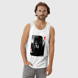 Майка мужская хлопок John Wick killer, цвет: белый — фото 2