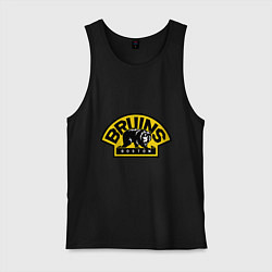 Майка мужская хлопок HC Boston Bruins Label, цвет: черный