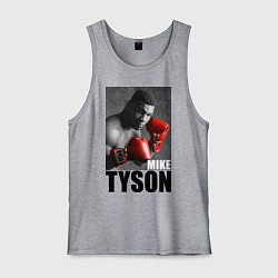 Майка мужская хлопок Mike Tyson, цвет: меланж