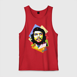 Майка мужская хлопок Che Guevara Art, цвет: красный