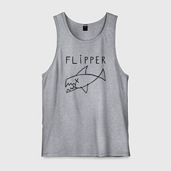 Майка мужская хлопок Flipper, цвет: меланж