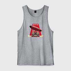 Майка мужская хлопок LZ: Mothership, цвет: меланж