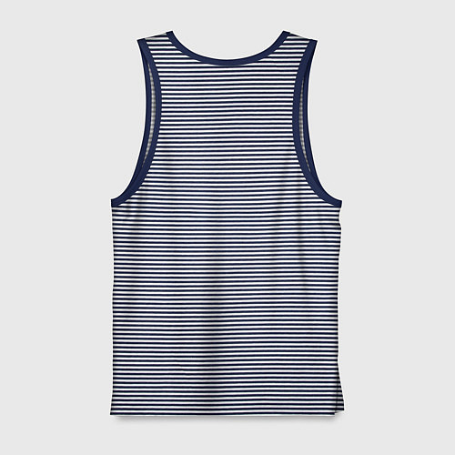 Мужская майка Witcher 3 знаки / Синяя тельняшка – фото 2