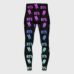 Тайтсы мужские BTS: Neon Gradient, цвет: 3D-принт