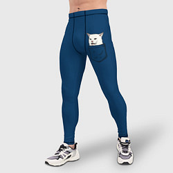 Тайтсы мужские СМАДЖ В КАРМАНЕ, цвет: 3D-принт — фото 2