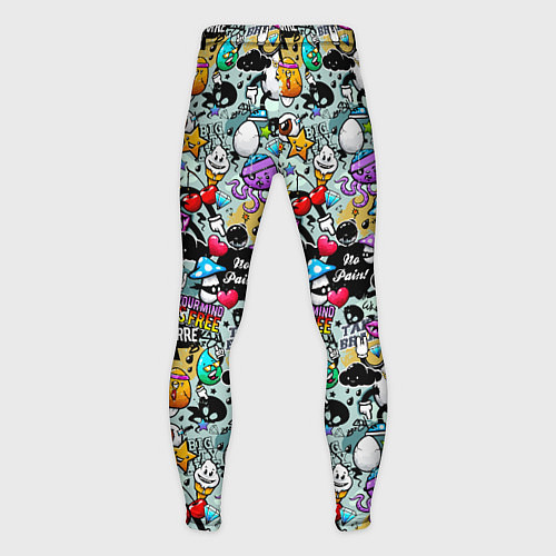 Мужские тайтсы Stickerboom / 3D-принт – фото 2