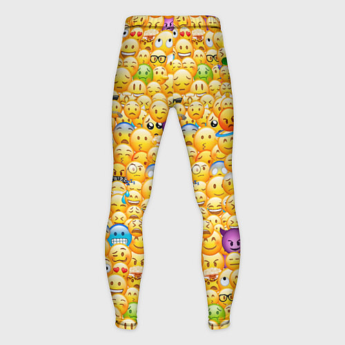 Мужские тайтсы Смайлики Emoji / 3D-принт – фото 2