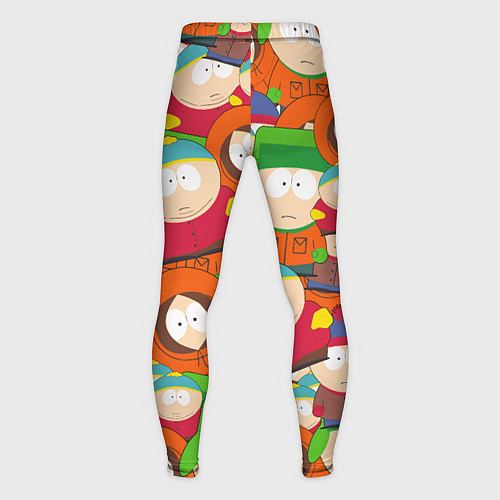 Мужские тайтсы ЮЖНЫЙ ПАРК / 3D-принт – фото 2