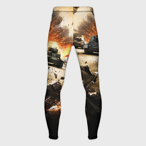 Мужские тайтсы ТАНКИ / 3D-принт – фото 2