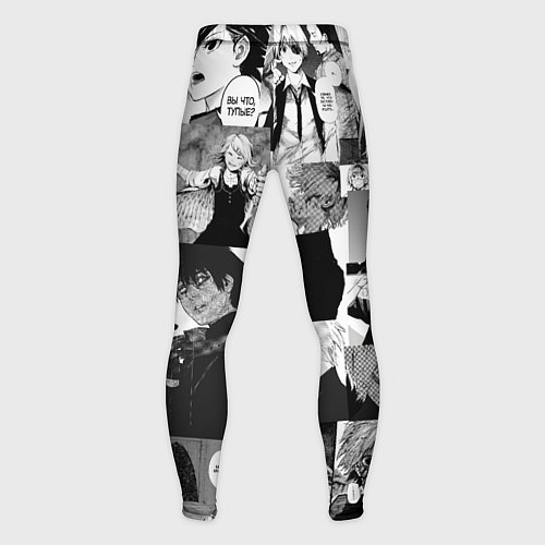 Мужские тайтсы Токийский гуль / 3D-принт – фото 2