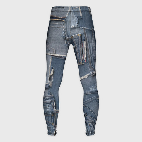 Мужские тайтсы Jeans life / 3D-принт – фото 2