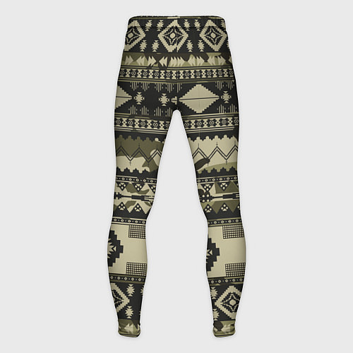 Мужские тайтсы Камуфляжный узор / 3D-принт – фото 2