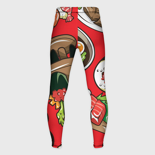 Мужские тайтсы Еда / 3D-принт – фото 2