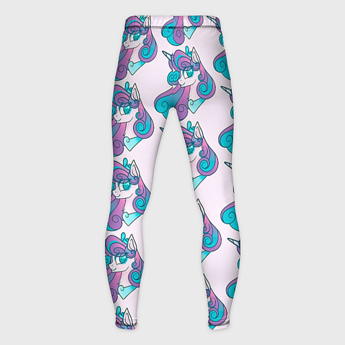 Мужские тайтсы Пони узор / 3D-принт – фото 2