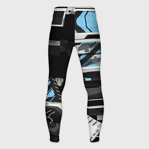 Мужские тайтсы CS VULCAN STEEL ВУЛКАН / 3D-принт – фото 2