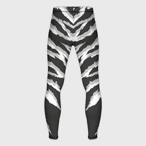 Мужские тайтсы Белая шкура тигра / 3D-принт – фото 2