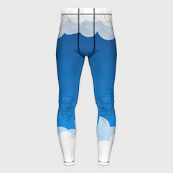 Тайтсы мужские Полёт в облаках, цвет: 3D-принт