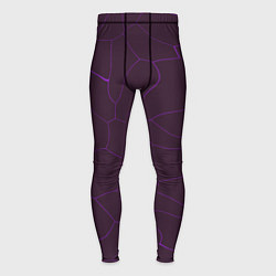 Тайтсы мужские Вишневые разломы, цвет: 3D-принт