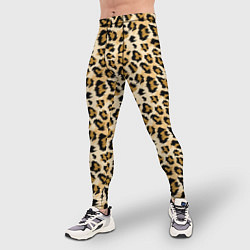 Тайтсы мужские Пятна Дикого Леопарда, цвет: 3D-принт — фото 2